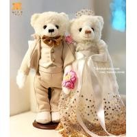 ราคา ตุ๊กตาหมีแต่งงาน 40 cm (14940566443)