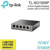 ราคา TP Link TL SG1005P 5 Port Gigabit Desktop Switch with 4 Port PoE (1769594702)