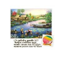 ราคา ชุดปัก ครอสติช ครอสติส cross stitch พิมพ์ลาย ผ้าตาราง 11CT ภาพ วิว วิถีไทย บ้าน ธรรมชาติ มีของในไทย จัดส่งได้เร็ว มีเก็บเงินปลายทาง (21218906702)