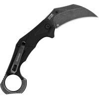 ราคา มีดพับ คารัมบิท Kershaw Outlier Assisted Karambit Knife Black GRN 8Cr13Mov 2 5 Black Stonewash (23002548759)