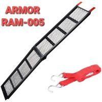 ราคา ARMOR บันได สะพาน ยกมอเตอร์ไซด์ เคลื่อนย้ายขึ้นรถ รถมอเตอร์ไซค์ บิ๊กไบค์ ATV Loading Ramp รุ่น RAM 005 (1315756318)