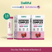 ราคา Dailiful Superfoods Complex The Blend of Berries 2 กล่อง ผงผลไม้ Superfood 2 กล่อง (24467092084)