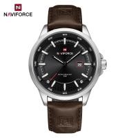 ราคา NAVIFORCE นาฬิกาควอทซ์แท้สำหรับผู้ชายสายหนังเรียบหรูหราหน้าปัดกลมปฏิทินเรืองแสงกันน้ำ30เมตร NF9248L นาฬิกาลำลองของผู้ชาย (23585038891)