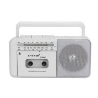 ราคา Ready To Ship Cassette Player Bluetooth Boombox Radio AM FM SW Cassette Tape Player Recorder With Big Speaker And Earphone Jack Support USB TF Card Portable Radio Cassette Player Mains And Bat tery (2