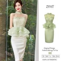 ราคา ZYHT ชุดเดรสสำหรับผู้หญิงชุดเดรสสำหรับใส่ไปทำงานชุดเดรสสำหรับใส่ไปทำงานชุดเดรสแต่งงานชุดเดรสปาร์ตี้ชุดราตรี40061 (24391451009)