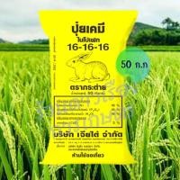 ราคา ปุ๋ยสูตรเสมอ ตรากระต่าย สูตร 16 16 16 ยกกระสอบ 50 กิโลกรัม (22076975296)