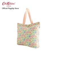 ราคา Cath Kidston กระเป๋าสำหรับผู้หญิง Large Foldaway Tote ลาย Bunnies Floral สี Yellow (24269178286)