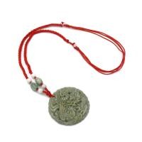 ราคา หยกพม่าแท้ แกะสลักลายนูนรูปมังกร สัญลักษณ์แห่งความยิ่งใหญ่ จี้พร้อมสร้อยเชือกถัก by siamonlineshop (12060877)