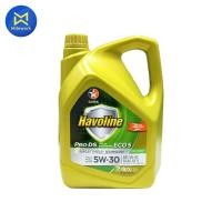ราคา น้ำมันเครื่อง CALTEX HAVOLINE PRO DS ECO5 5W30 4L 500286LPR ZWL (22846597387)