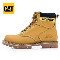 ราคา Caterpillar รองเท้าลำลองวินเทจสำหรับผู้ชายรองเท้าเดินป่ากลางแจ้ง CAT ของแท้รองเท้าหนังแท้ (9917905057)
