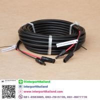 ราคา สายไฟโซล่าเซลล์พร้อมเข้าหัว MC4 สายไฟ VCT ขนาด 2 4 Sqmm (8332877979)