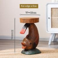 ราคา สตูลปลาคาร์พ เก้าอี้บิด เก้าอี้ไม้ต้นสัก เก้าอี้เปลี่ยนรองเท้า เก้าอี้วางกระถางต้นไม้ เก้าอี้รากไม้ ม้านั่งแกะสลักปลาคาร์พน่ารัก (21712554372)