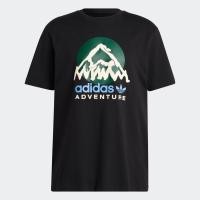 ราคา adidas ไลฟ์สไตล์ เสื้อยืด adidas Adventure Mountain Front ผู้ชาย สีดำ IC2361 (22439628039)