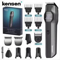 ราคา Kensen Men Rechargeable 4 in 1 Hair Trimmer Clipper Razor Nose Beard Shaver Machine Hair scissors (23650393376)