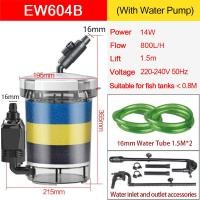 ราคา SUNSUN Pre Filter Biochemical Fish Tank Filter Barrel Ultra Quiet Transparent External Aquarium Filter Bucket (24371922189)
