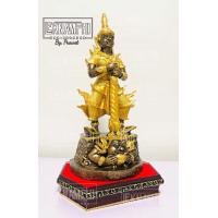ราคา ท้าวเวสสุวรรณ ประทับพระราหูเนื้อเเร่เหล็กน้ำพี้ขนาดฐาน6นิ้ว สูง14 5นิ้ว หนัก3กก แถมฟรีฐานรอง คาถาบูชา (16340126018)