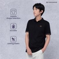 ราคา Giordano Mens Interlock Embroidery Polo 01015233001 เสื้อโปโลผู้ชาย (24416634084)