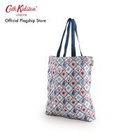 ราคา Cath Kidston กระเป๋าสำหรับผู้หญิง Foldaway Tote ลาย Paddington Check สี Ecru (23440206205)