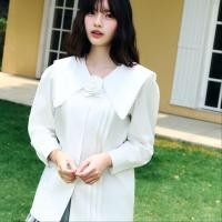 ราคา FLAT2112 FF1016 COTTONROSE BLOUSE เสื้อแขนยาว เสื้อเชิ้ต เสื้อปกกะลาสี ชุดทำงาน แฟชั่นผู้หญิง (24539463941)