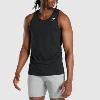 ราคา GYMSHARK CRITICAL basic mens sports fitness training leisure cotton elastic broadband vest T shirt (19945271735)