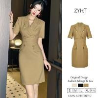 ราคา ZYHT ชุดเดรสผู้หญิงชุดเดรสใส่ทำงานชุดเดรสผ้าโพลีเอสเตอร์ชุดสีดำชุดเดรสไปงานชุดเดรสแต่งงานหรูหราชุดเดรสปาร์ตี้ชุดราตรี50563 (24391278686)