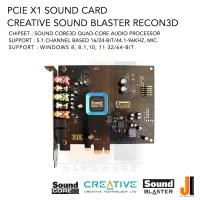 ราคา Sound Card Creative Sound Blaster Recon3D PCIe 5 1 Channel PCI E X1 สินค้ามือสองสภาพดีมีการรับประกัน (23183559616)