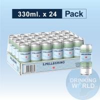 ราคา พร้อมส่ง San Pellegrino Sparkling Mineral Water Can 330ml x 24 น้ำแร่อัดแก๊สธรรมชาติ 330ml กระป๋อง (22212019012)