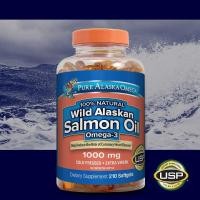 ราคา Pure Alaska Omega3 Wild Salmon Oil 1000mg (9402939077)