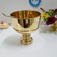 ราคา Brass Byfa SET1073 ชุดพานขันทองเหลืองขนาด 7 นิ้วพร้อมทัพพี งานทองเหลืองเนื้อดี โดยช่างฝีมือ (1887712602)