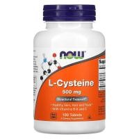 ราคา NOW Foods L Cysteine 500 mg 100 Tablets (24392770027)