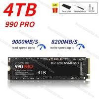 ราคา SSD NVME M2 Pcie Gen 4 7400เมกะไบต์วินาที4TB 2TB 1TB 2280ฮีทซิงค์ SSD Nmve ดิสก์ไดรฟ์ภายในสำหรับ PS5 DIY เกมคอมพิวเตอร์ PS4 PS5 (21122142469)