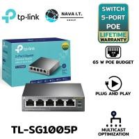 ราคา SWITCH HUB สวิตซ์ฮับ TP LINK TL SG1005P 5 Port 4 Port PoE ประกันศูนย์ Lifetime (983498545)