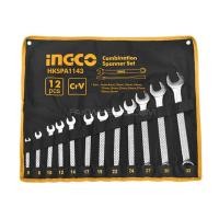 ราคา INGCO ชุดประแจแหวนข้างปากตายข้าง ชุดประแจปากตายเดี่ยว กุญแจแหวนข้างปากตายข้าง เบอร์ 6 24มม 12 ชิ้น ชุด รุ่น HKSPA1142 (20844499744)
