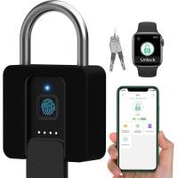ราคา กุญแจล็อคลายนิ้วมือ กุญแจล็อคอัจฉริยะแบบทนทานพร้อมกุญแจบลูทูธ กุญแจล็อคประตูแบบไร้กุญแจกันน้ำสำหรับรั้วกลางแจ้ง โรงเก็บของ ประตูโรงรถ (24507058161)