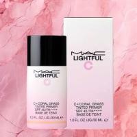 ราคา MAC Lightful C Coral Grass Tinted Primer SPF 45 Pa 30 ML ไพร์เมอร์ผสมกันแดดเนื้อครีมบางเบา (24388160064)