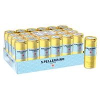 ราคา San Pellegrino Essenza Lemon Lemon Zest Flavoured Mineral Water 330 ml 24 กระป๋อง น้ำแร่อัดแก๊สธรรมชาติ รสมะนาว ซานเพลิกริโน่ ขนาด 330ml (10401254167)