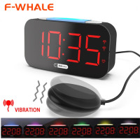 ราคา Loud Alarm Clock for Heavy Sleepers Vibrating Alarm Clock with Bed Shaker for Deaf and Hard of HearingNight LightSnooze เตรียมจัดส่ง นาฬิกาปลุกดังเสียงปลุกหนักสั่นสะเทือนนาฬิกาปลุกสั่นสะเทือนสำหรับคนห