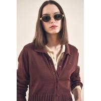 ราคา DAILY SQUAD Casa Cardigans คาดิแกนปกเนื้อเบาสบาย ทอRIB สูง กระดุุม Logo Daily squad (24187056884)