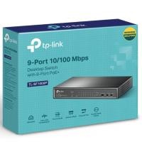 ราคา TP LINK TL SF1009P Switching Hub 8 Port POE 1 Uplink LIFETIME WARRANTY (19533232529)