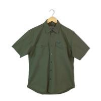 ราคา Bovy Green Shirt เสื้อเชิ้ตแขนสั้นสีเขียวขี้ม้า รุ่นBA 3596 สี GN 02 (2921062676)
