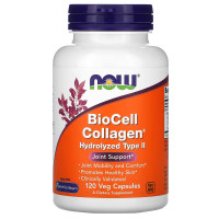 ราคา NOW Foods BioCell Collagen Hydrolyzed Type II 120 Veg Capsules (20985922034)