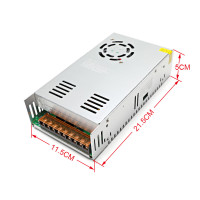 ราคา ร้านไทย จัดส่งฟรี power supply สวิตซ์ชิ่ง24v หม้อแปลงไฟ 220v to 24v 20A 500W 220v to 12v 33A 400W Switching Power Supply 12V 30A 360W แบบรังผึ้ง (24404923766)