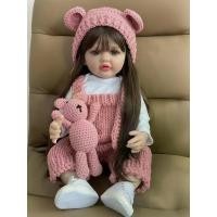 ราคา BZDOLL 55 ซม 22 นิ้วตุ๊กตาเด็กทารก Reborn เหมือนจริงซิลิโคนผมยาวสีน้ําตาลสมจริงเจ้าหญิงเด็กวัยหัดเดิน Bebe ของขวัญวันเกิด (22915156912)