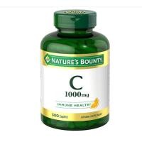ราคา Natures Bounty Vitamin C 1000 mg 300เม็ด VEGAN ทานได้ Supports Immune and Antioxidant Health Vitamin C Supplement (24138790708)