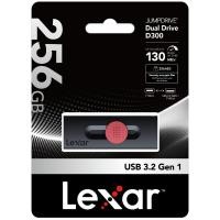 ราคา Tinzshop Flash Drive แฟลชไดร์ฟทูอินวัน Lexar D300 USB 3 2 TYPE A C รับประกันศุนย์ไทย5ปี (24492677476)
