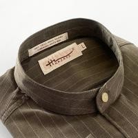 ราคา HAZARD เสื้อคอจีนแขนยาวลายสก็อต ผ้า Micro Filament ไมโครฟิลาเมนท์ สีเบท (22322097807)