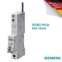 ราคา SIEMENS Breaker ซีเมนส์ เบรกเกอร์ RCBO 1P 6kA 10mA กันไฟดูด ไฟรั่ว ไฟเกิน ไฟช็อต (20471549342)