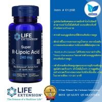 ราคา Life Extension Super R Lipoic Acid 240 mg 60 Vegetarian Capsules (19744611635)