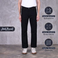 ราคา กางเกงยีนส์ผู้ชาย ทรงกระบอกตรง Jack Russel Klassik J 1197 Straight Fit Black (17579133869)
