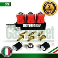 ราคา Rail Gas Injector IG1 3 cyl รางหัวฉีดแก๊ส ยี่ห้อ Rail 3 สูบ Rail GAS INJECTOR 3 cyl สำหรับแก๊ส LPG CNG ระบบหัวฉีด รางหัวฉีดแท้จาก Italy (454628461)